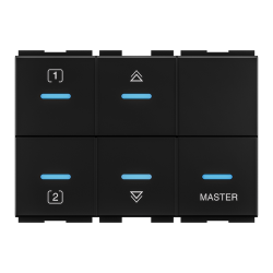 Touch - 1 Dimmer & 2 Switch with Master - 3M  110 - 240V ~ Dimmer 450 Watt  Switch - 6A each