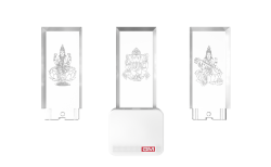 DIVINE EDGE GLOW NIGHT LAMP with LED & Two additional slides